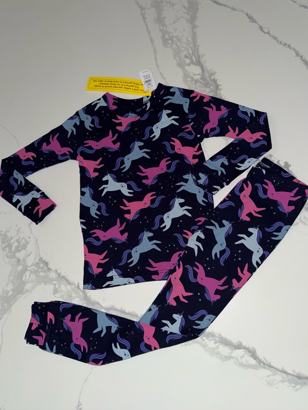 GAP Girls Sparkle Unicorn Pajama Set Size 5